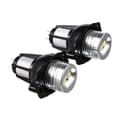 E90 E91 Angel Eyes Lys 12W 12V Svart Sølv 05-08