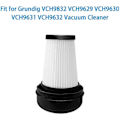 Miniatyrbillede 2 af 4: 3-pak filter til Grundig Vch9832 Vch9629 Vch9630 støvsugere