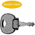 Miniatyrbillede 2 af 5: Nøgle 14603 10 stk. Tændingsnøgleudskiftning Velegnet til Fendt, Claas, Liebherr, Zetteleyer, Deutz, Manitou, New Holland, Gravemaskine, Lader osv. Betterl