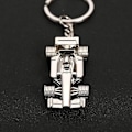 Miniatyrbillede 4 af 5: 2 stk. F1 Racerbil Nøgleringe Metal Formel 1 Racerbil Nøglering Bil Nøglering Håndtaske Charme
