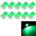 10 STK T10 8 LED Bilblinklyspære Green Light
