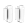 Miniatyrbild 1 av 5: 2 par smart dörrsensor, Wifi fönsterdörrsensorlarm, kontaktsensor för hemsäkerhet, smart hem Vit