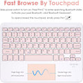 Miniatyrbilde 3 av 5: Touchpad-deksel for iPad 10. generasjon med tastatur, Folio-deksel med avtakbart tastatur for nye iPa