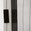 Miniatyrbillede 3 af 5: Magic Mesh Magnet insektnet til dør sort - Ekstra stærk magnet