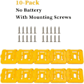 Miniatyrbild 4 av 5: 10-pack Batterihållare för Dewalt 20V 60V Batteri Dockningsstation Passar DCB200 DCB203 DCB205 DCB206 Batterier