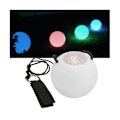 Pikkukuva 3 / 5: 2 kpl LED Poi-pallot Hehku Poi-pallot LED Hehku Lelu Pallot Strobe Pyörivä Pallo Lapsille Aikuisille