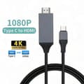 Miniatyrbillede 2 af 5: USB C til HDMI-kabel 4K 60Hz 1,8 m, USB Type C til HDMI-adapter til MacBook Pro/Air, Pro, Galaxy S23/S22/S21, Dell XPS, Google Pixel red