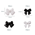 Miniatyrbillede 2 af 5: 200 stk 3D roset neglekunst dekorationer, farverige roset negletilbehør 3D rosetter neglecharms til harpiks flatback neglekunstdesign