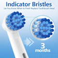 Miniatyrbillede 4 af 4: Udskiftningsbørster til Oral B Braun Sensitive, Bløde børster til følsomt tandkød, 8 stk.