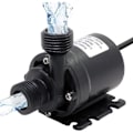 Miniatyrbillede 2 af 2: Cirkulationspumpe DC 12V 800L/H 5M Vandcirkulationssystem Sort 1 stk