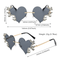 Pikkukuva 3 / 10: Flame Heart aurinkolasit MUSTAT Black