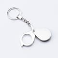 1PC Keychain Magnifier 5X Pocket Magnifying Glass Small Folding H