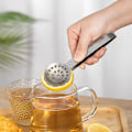 Miniatyrbillede 3 af 4: Rustfrit stål fortykket citronklemme multifunktionel kreativ teklemme køkken lille værktøj tepose klemme teklemme