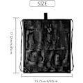 Miniatyrbild 3 av 5: Mesh Ryggsäck, Mesh Strandväska, Nylon Nätväska, Dragsko Ryggsäck, Strand Ryggsäck, Justerbara Dragskoväskor, för Simning, Dykning, Resor, Gym (45