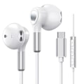 Pikkukuva 1 / 9: USB-C kuulokkeet Samsung Galaxy S22 Ultra S21 FE S20 A53:lle, USB-C kuulokkeet mikrofonilla, In-ear langalliset kuulokkeet, USB Type C -kuulokkeet