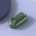 Miniatyrbilde 2 av 8: Tablettdeler for små eller store piller, bærbar pilledeler og tablettkutter, V-skåret med sliping, automatisk pilleuttrekker Transparent Green