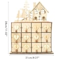 Miniatyrbillede 3 af 3: Træjulekalender, julekalender til nedtælling til ferien