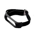 Miniatyrbillede 4 af 4: 4 stk nylon armbånd til Xiaomi Mi Band 3/4/5/6/7/NFC Sort B