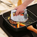 Miniatyrbild 5 av 5: 5,5-tums Hamburgarpress i livsmedelsklassat 304 rostfritt stål, Burger Smasher