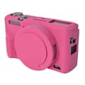 Protective Case for Canon G7 X Mark III, Dustproof Silicone Camera Cover Pink Pink Rose