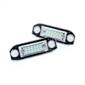 Miniatyrbild 1 av 4: 1 par LED-registreringsskyltslampor för Volvo C70 S40 S60 S80 V50 V60 V70 Xc60 Xc70 Xc90