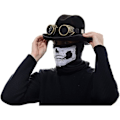 Miniatyrbilde 3 av 5: Motorsykkelmasker 2 stk Multifunksjon Dødninghode Maske Motorsykkel Ma