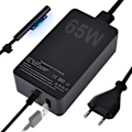Miniatyrbild 1 av 5: Surface Pro Laddare, 65W 15V 4A Microsoft Surface Laddare för Surface Laptop 4/3/2/1, Surface Book1/2, Surface Pro 3/4/5/6/7/8/9/x, Surface Go Med Oss