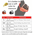Miniatyrbilde 4 av 4: Justerbar pustende hundemunnkurv for engelsk bulldog, fransk bulldog, pekingeser, shih-tzu, mops M