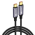 Miniatyrbilde 1 av 6: USB C Hurtigladekabel Type-C Datakabel SVART 3M Svart Black 3m