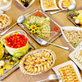 Miniatyrbillede 4 af 4: 2 store serveringsskeer, 2 hulskeer, 2 serveringsgafler, 25 cm buffet catering fest banket serveringsbestik i rustfrit stål