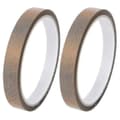 2 rullar PTFE-tejp/tejp för vakuumförseglare, hand- och impulsförseglare (1/2 tum x 33 fot)