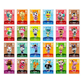 Miniatyrbillede 1 af 4: 24 stk Mini Spillekort Videokassette Samling Animal Crossing Passer til Switch (FMY) 49-72