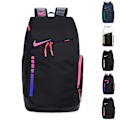 Miniatyrbilde 4 av 5: Unisex Nikes Elite Pro Basketboll Ryggsekk Skoleveske Gym Sport Reiseveske Laptopveske Black Gold