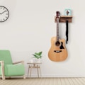 Miniatyrbilde 4 av 6: Gitarveggshylle Tre Veggmontert Gitarstativ Gitarstativ