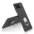 Miniatyrbillede 1 af 3: GKK Armor Samsung Galaxy Z Flip 3 Cover med Finger Ring - Sort Sort