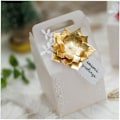 Miniatyrbilde 5 av 5: Julehusboks produksjonsformer: Metallskjærestensiler for DIY-gave