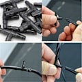 Miniatyrbillede 2 af 5: 100 stk. Drypvandingskoblinger med pigge, 4/7 mm Universal T-formet slangekobling, passer til vandingssystem til have 4/7 mm drypslange