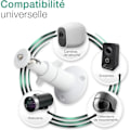 Miniatyrbillede 4 af 5: 2x Vægbeslag til kamera med 1/4 \" gevind til Eufy eufyCam 3, 3C, 2, 2C, 2C Pro, 1, E