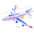 Miniatyrbild 3 av 3: Elektrisk Blixt Musik Universell Flygplansmodell Leksak Dröm Lysande Flygplansmodell