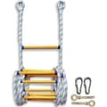 Portable Fireproof Rope Emergency Ladder (Size: 3m/9.8ft), Quick Deployment, Soft Ladder for Adults to Escape Through Windows