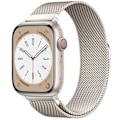 Pikkukuva 1 / 7: Milanese Loop -ranneke Apple Watch 44mm 40mm 45mm 49mm 41mm 38mm 42mm -kelloon iWatch Series 9 3 6 5 SE 7 8 Ultra 2 Starlight starlight starlight 38mm 40mm 41mm