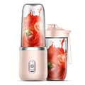 Bärbar Smoothie Blender, 400ml, Rosa
