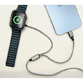 Miniatyrbillede 2 af 5: Oplader til Apple Watch iWatch Series 7/6/SE/5/4/3/2/1, 2 i 1
