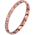 Miniatyrbillede 1 af 3: Elegant kobber magnetisk terapi armbånd til kvinder, smertelindring
