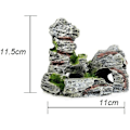 Miniatyrbillede 2 af 5: Akvariedekoration, fiskebådsakvarium ornament af polyresin