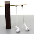 Miniatyrbillede 7 af 8: Anti-tab øreringe rem til Airpods ørepropper ørekrog stil 2