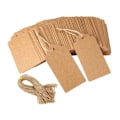 Miniatyrbilde 5 av 5: Gavelapper, 200 stk kraftpapir bryllupsgaver, brune rec