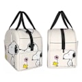 Miniatyrbilde 3 av 4: Snoopy Lunsjveske med Blomstret Designnavn, Farge Bilde Farge