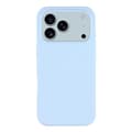 Compatible with iPhone 17 Pro Case Solid Silicone Shockproof Phone Cover - Light blue Baby Blue
