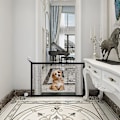 Miniatyrbild 1 av 4: Magiskt hundgrind för hemmet med justerbar bredd för husdjursstaket